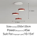 DecorBites™ Circular Dimmable Pendant Light Modern Chandelier for Dining Room, Kitchen Island