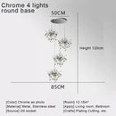 DecorBites™ Gold LED Ceiling Pendant Light Fixture for Home Decoration and Modern Living