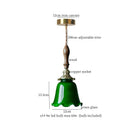 DecorBites™ Cream Glass Copper LED Pendant Lamp for Kitchen Bedroom Living Room