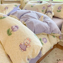 DecorBites™ Cozy Cotton Bedding Set: 160X210cm Quilt Cover for Adults, Warm & Soft Duvet Cover