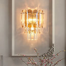 DecorBites™ Crystal LED Wall Lamp: Minimalist Luxury Lighting for Living Room TV Background