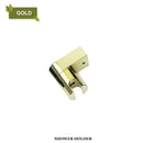 DecorBites™ Gold ABS Shower Head Holder Stand Rotatable Bracket Bathroom Accessories