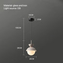 DecorBites™ Glass Ball Pendant Lamp: Modern Nordic Light Fixture for Home Decor, Kitchen, Dining, Bedroom