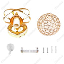 DecorBites™ Crystal Wall Light: Elegant Bedroom Bedside Lamp E27 Sconce, European Design