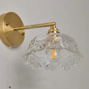DecorBites™ Clear Glass LED Wall Light with Pull Chain Switch