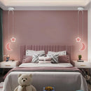 DecorBites™ Kids Star Cloud Moon Pendant Lamp with Remote Control Dimming