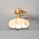 DecorBites™ Clear Glass LED Ceiling Lamp Copper Socket Modern Nordic Style Lighting