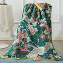 DecorBites™ Cotton Gauze Peacock Bath Towel - Soft, Skin-Friendly, Quick Dry - 90x180cm
