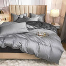 DecorBites™ Egyptian Cotton Bedding Set with Sheet Pillowcase Blanket Cover - Queen King Size