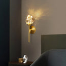 DecorBites™ Crystal Wall Sconce: Modern LED Fixture for Bedroom, Living Room, and Hallway