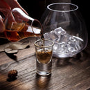 DecorBites™ Glass Wine Pot Transparent Sake Ice Jug Decanter Whiskey Dispenser