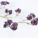 DecorBites™ Crystal and Brass Metal Decorative Figurine for Room Decoration