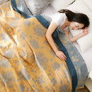 DecorBites™ Cotton Gauze Summer Quilt - Lightweight Air-Conditioning Blanket for Girls