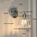 DecorBites™ Iron Ceramic LED Wall Light Modern Living Room Sconce Wandlamp