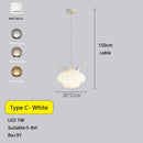 DecorBites™ Gold Crown Pendant Light: Luxe Cloud Hanging Lamp for Children's Bedroom and Living Room