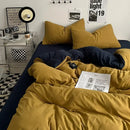 DecorBites™ Cotton Bedding Set with Comforter Cover, Sheet, and Pillowcase Set