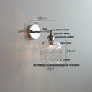DecorBites™ Crystal LED Wall Light – Modern Nordic Living Room Bedside Lamp