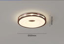 DecorBites™ Cream Wind Walnut Round Master Bedroom Lamp Warm Retro Hanging Ball Ceiling