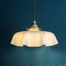 DecorBites™ Cream Glass Copper LED Pendant Lamp for Kitchen Bedroom Living Room