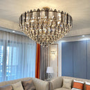 DecorBites™ Crystal Chandelier: Post Modern Luxury Light for Living Room, Bedroom, Kitchen & Dining Room