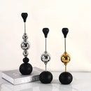DecorBites™ Golden Stainless Steel Candle Holder for Wedding Decor