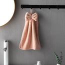 DecorBites™ Coral Velvet Soft Hand Towels Super Absorbent for Kitchen Bathroom Home Hair