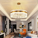 DecorBites™ Crystal Pendant Chandelier Light - Nordic Luxury Gold Ceiling Lighting for Living Room