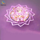 DecorBites™ Lotus Crystal LED Ceiling Lamp, Nordic Brights, Modern Style