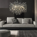 DecorBites™ Crystal Suspension Pendant Light: Elegant Chandelier for Dining Room, Living Room, Kitchen