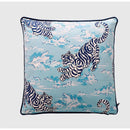 DecorBites™ Coral Lynx Velvet Cushion Cover: Luxury Mystical Animal Theme for Sofa