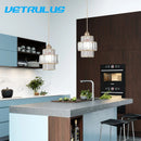 DecorBites™ K9 Crystal Pendant Light LED Ceiling Lamp Nordic Chandelier for Living Room