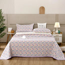 DecorBites™ Cotton Double Bedspread Set with Floral Design for Healthy Home Bed Decor