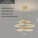 DecorBites™ Acrylic Living Room Chandelier Pendant Light Fixture_LED Hanging Lamp