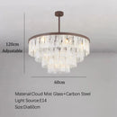 DecorBites™ Cloud Glass LED Pendant Light - Dimmable Designer Home Decoration
