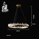 DecorBites™ Arrow Crystal LED Chandelier: Modern Living Room Dining Table Bedroom Home Light