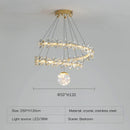DecorBites™ Gold Crystal Spiral Chandelier LED Pendant Lights for Home Decoration
