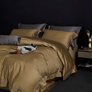 DecorBites™ 100s Egyptian Cotton King Queen Bedding Set: Sheet, Pillowcase, Duvet Cover