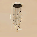 DecorBites™ Gold Ball Crystal Chandelier | Modern Art Decor Lighting Fixture