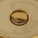 DecorBites™ Golden Plated Round Ceramic Luxury Bath Mixer Set with Brass Faucet & Pop Drain