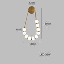 DecorBites™ LED Fancy Necklace Wall Lamp for Bedside & Living Room