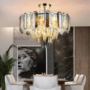 DecorBites™ Crystal LED Ceiling Chandelier | Modern Luxury Lustres Pendant Light Fixture