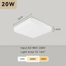 DecorBites™ LED Ceiling Chandelier: Modern 220V Living Room Light Fixture with Ultrathin Design
