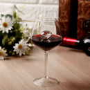 DecorBites™ Clear Diamond Glass Red White Wine Champagne Flutes Goblets - Lovely Gift