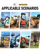 Customized 1.5ton Micro Mini Excavator Quick Start Stable Power Output Custom Color For Greenhouse & Small Farm Construction