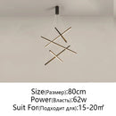 DecorBites™ LED Chandelier: Modern Luster Lighting for Stair Hall Bedroom Room Duplex Building