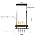 DecorBites™ Glass LED Chandelier - Stylish Lighting for Home Decor & Dining Room