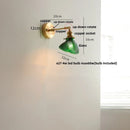 DecorBites™ Clear Glass LED Wall Sconce Rotate Up Down, Perfect for Dining Room, Bathroom