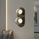 DecorBites™ Glass Ball Sconce Lamps Round Wall Decor Lights for Luxurious Room & Aisle