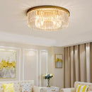 DecorBites™ Crystal Flush Mount Ceiling Light for Home Hotel Restaurant Decoration