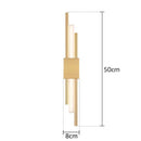 DecorBites™ Acrylic Pipe LED Wall Lamp: Modern Stylish Wall Sconce for Living Room, Bedroom, Hallway